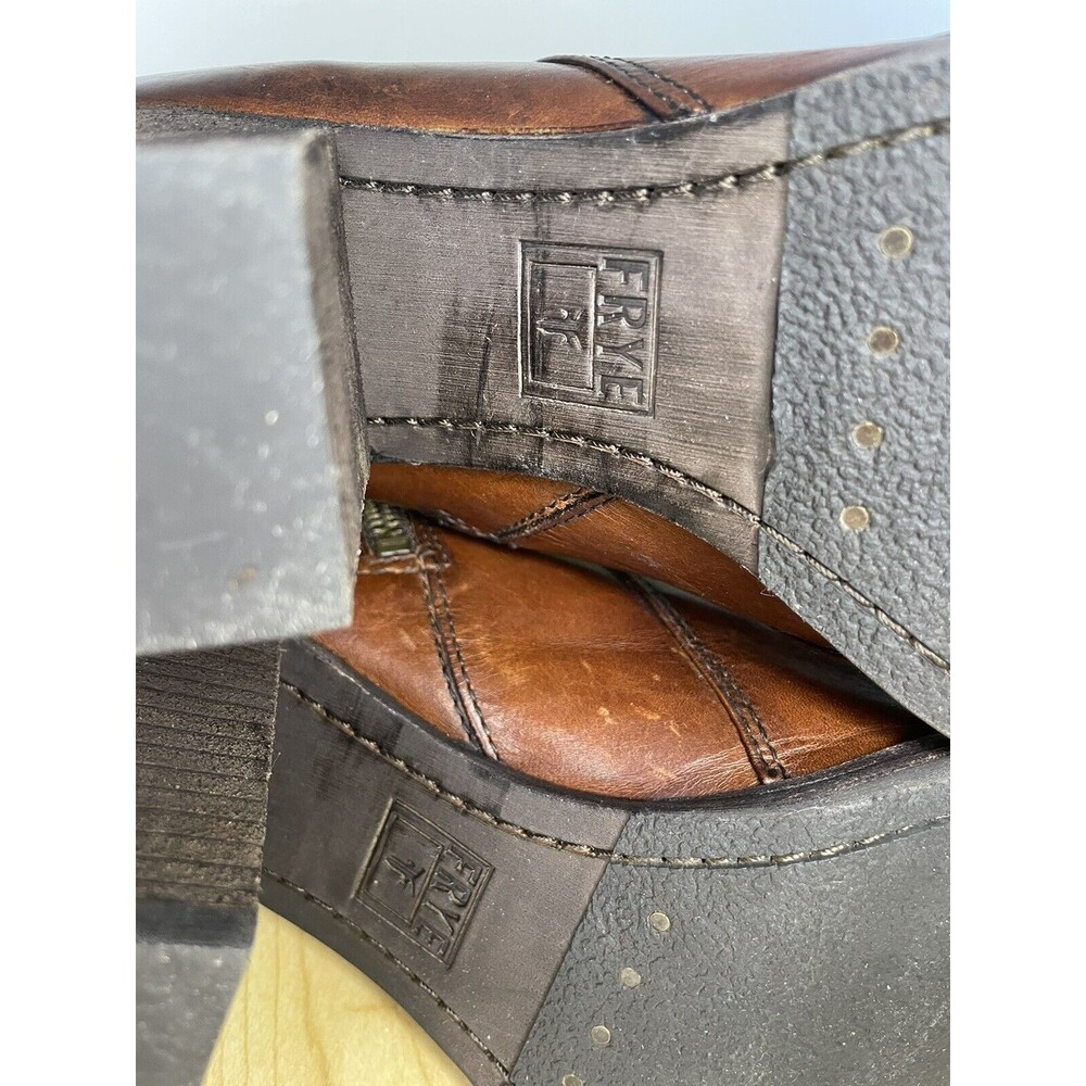 Frye Women’s Patty Riding Leather Ankle Boots Size 9.5 - Picture 11 of 14